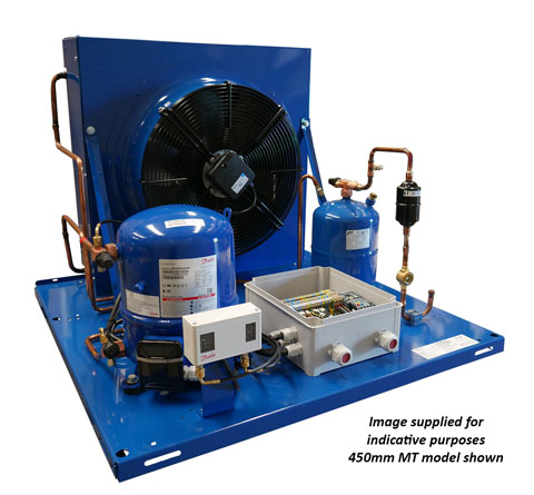 Optyma Commercial Flat Base Cond Unit - Med Temp - 1Ø 1-1/8HP