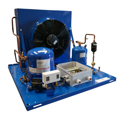 Optyma Commercial Flat Base Cond Unit - Med Temp - 3Ø 1-1/2HP