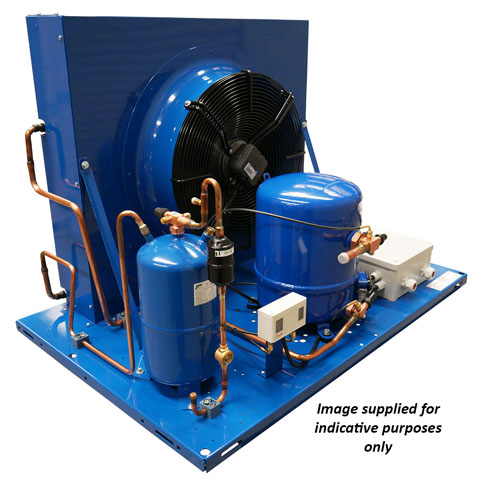 Optyma Commercial Flat Base Cond Unit - Med Temp - 3Ø 3HP