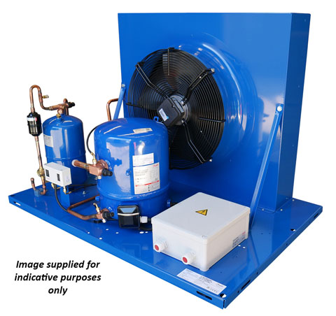 Optyma Commercial Flat Base Cond Unit - Med Temp - 3Ø 3-5/8HP