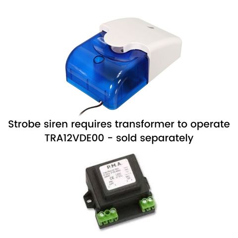 Strobe Siren 12VAC 100DB