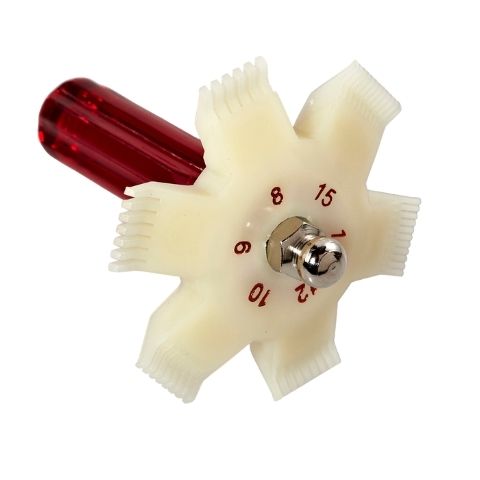 Pro-Set Fin Comb Tool 6 Sided